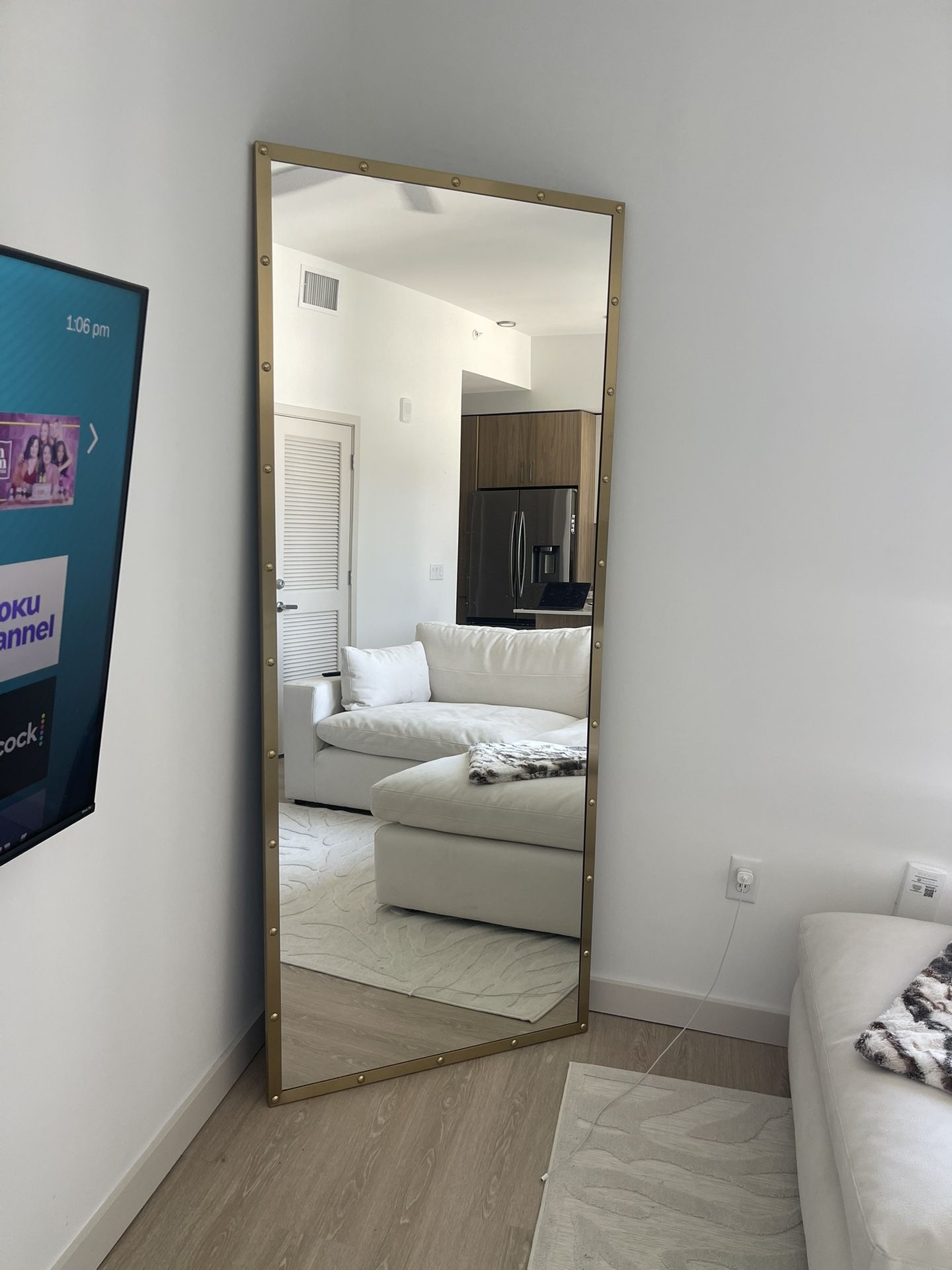 Gold Trim Mirror