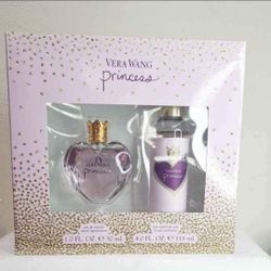 Vera Wang Princess 1 oz Fragrance Spray + 4 oz Body Mist Perfumee