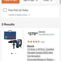 Bosh Rotary Hammer NEW Never Used 