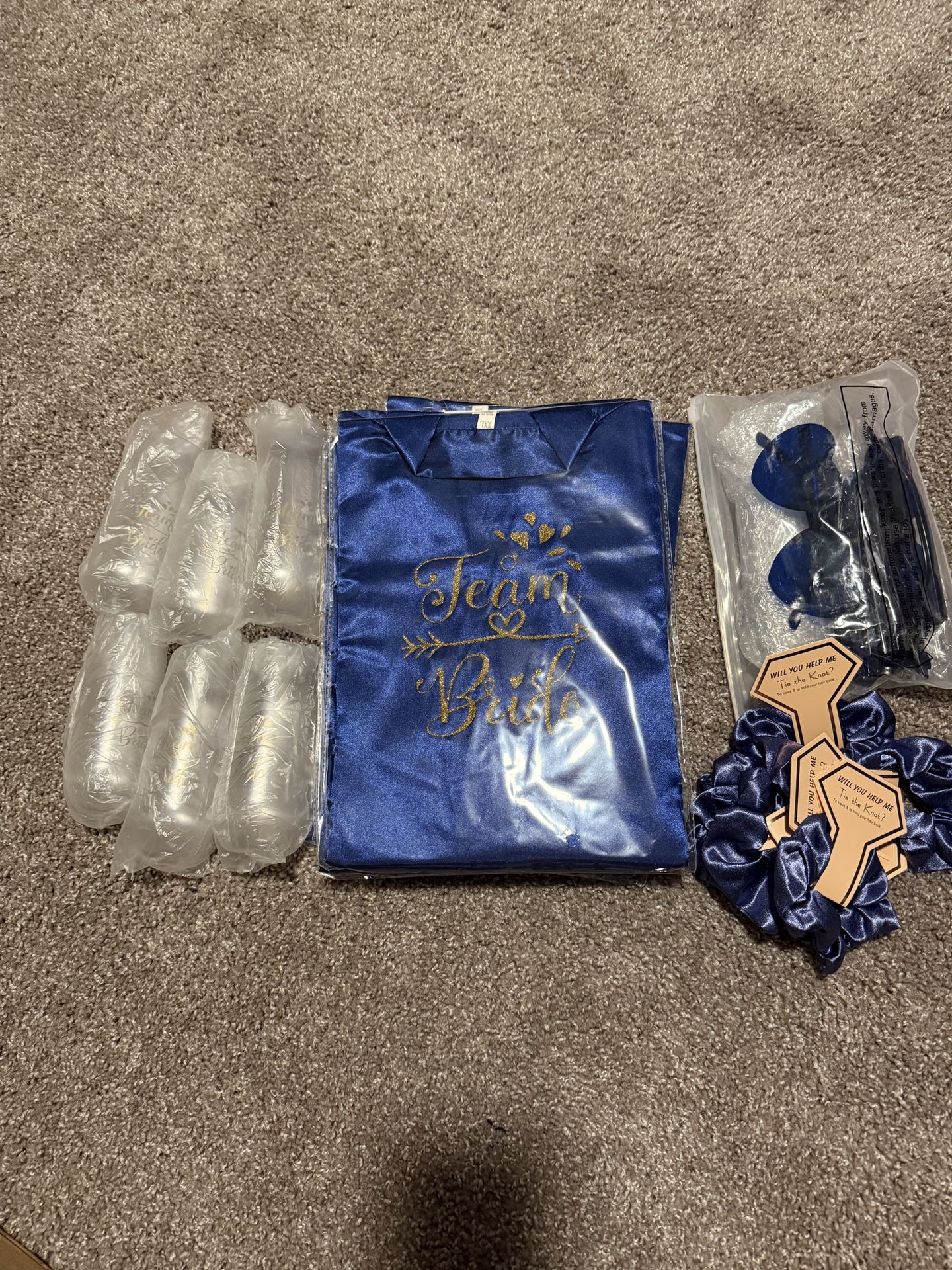 Bridesmaids Robes And Gift Set Set Of 6
