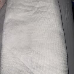 White long curtains