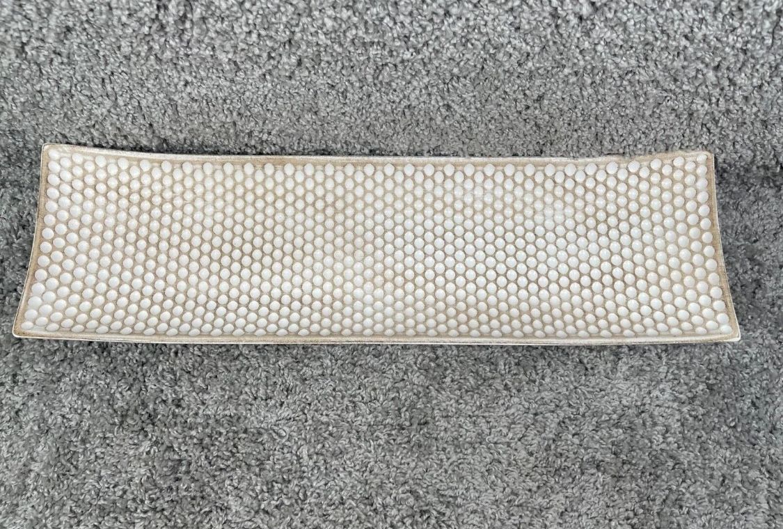 Broyhill 1905 White Rectangular Decorative Serving Tray 70"x23.7" Home Decor