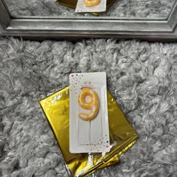 New 32” Balloon And candle Bundle