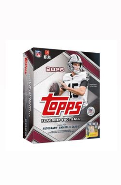 2026 TOPPS NFL FLAGSHIP FOOTBALL MEGA BOX