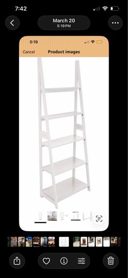 Shelves $45 each - on Amazon for $84