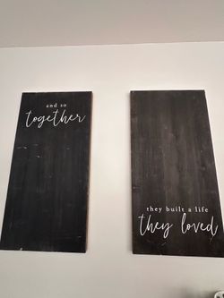 Rustic Wood Wall Decor Set