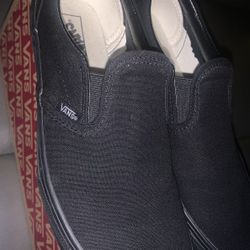 Black Slip On Vans