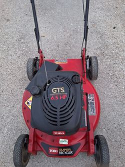 Toro lawnmower super recycle