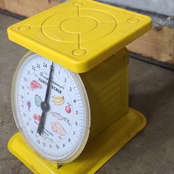 Nice Vintage American Family Metal Kitchen Scale 