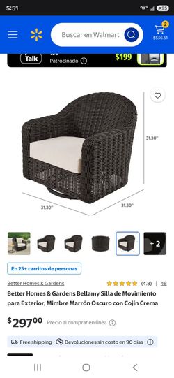 WICKER SWIVEL CHAIR