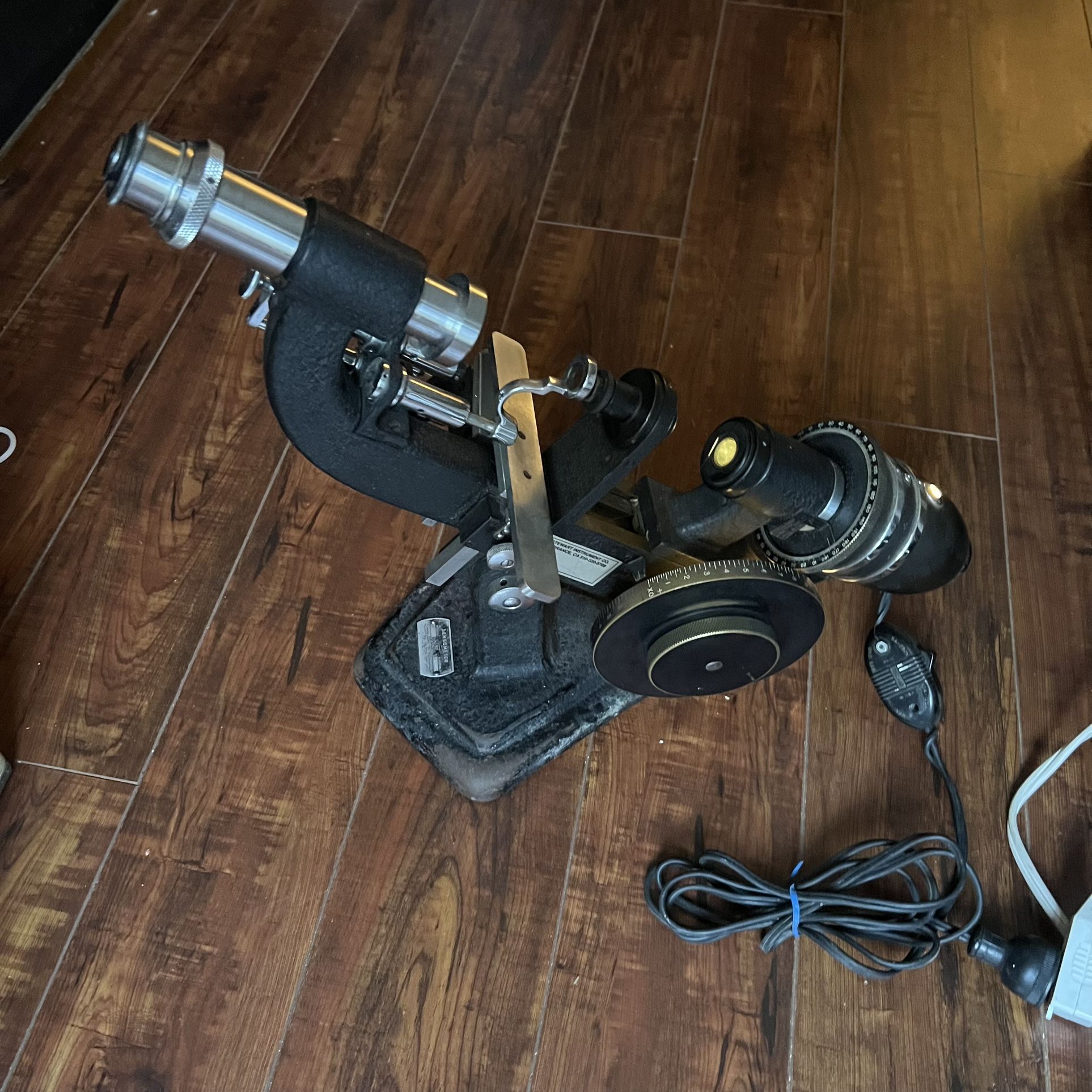 Vintage 1960s Telescope American Optical Lensometer WORKS Decor