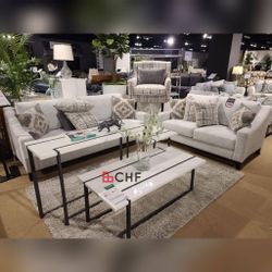2 Pc Living Room Sofa And Loveseat Set