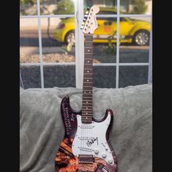 Halsey One-of-a-Kind Signed Guitar 