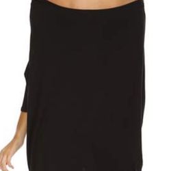 Women’s Oversized Tunic Black Xl 18-20