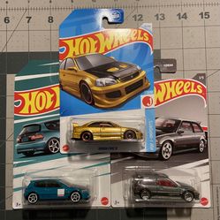 Hot Wheels - Honda Civic Lot