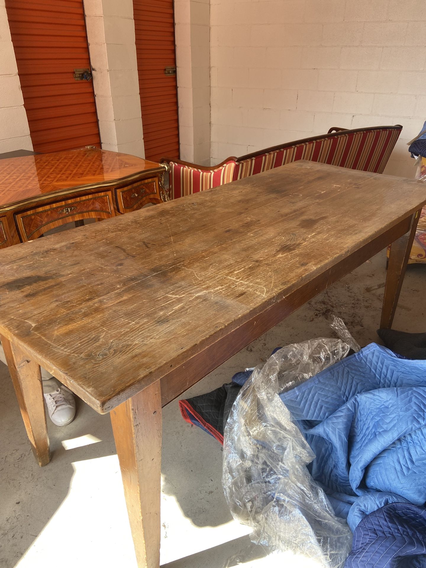 New England 1800 Antique Dining Table