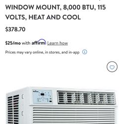 Aire Acondicionado y Heater New 8000btu