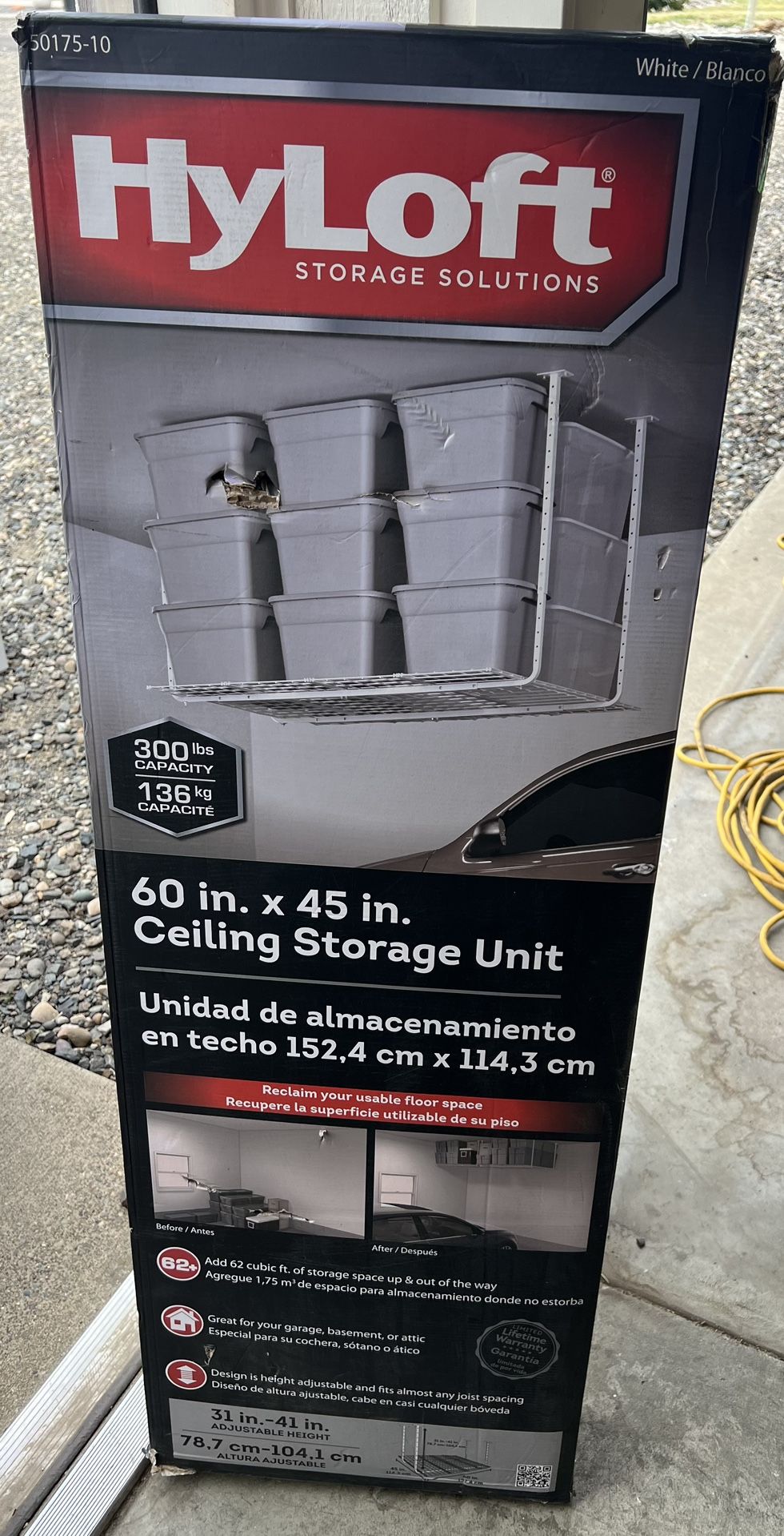 HyLoft 60 in. x 45 in. Ceiling Storage Unit