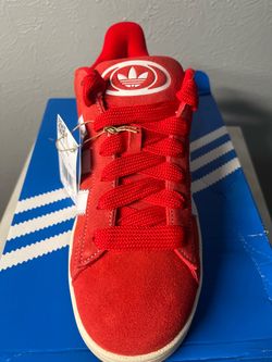 Adidas Campus Red Suede Sneakers