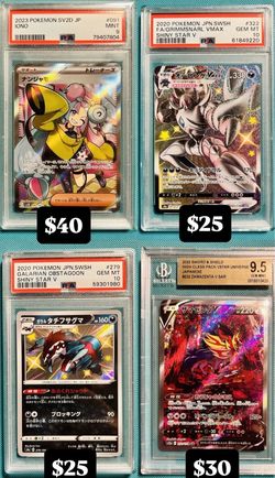 Pokémon graded cards
