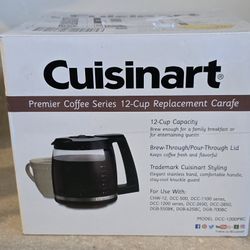 *Brand New* Cuisinart Premier Series 12 Cup Replacement Glass Carafe For Coffee Maker