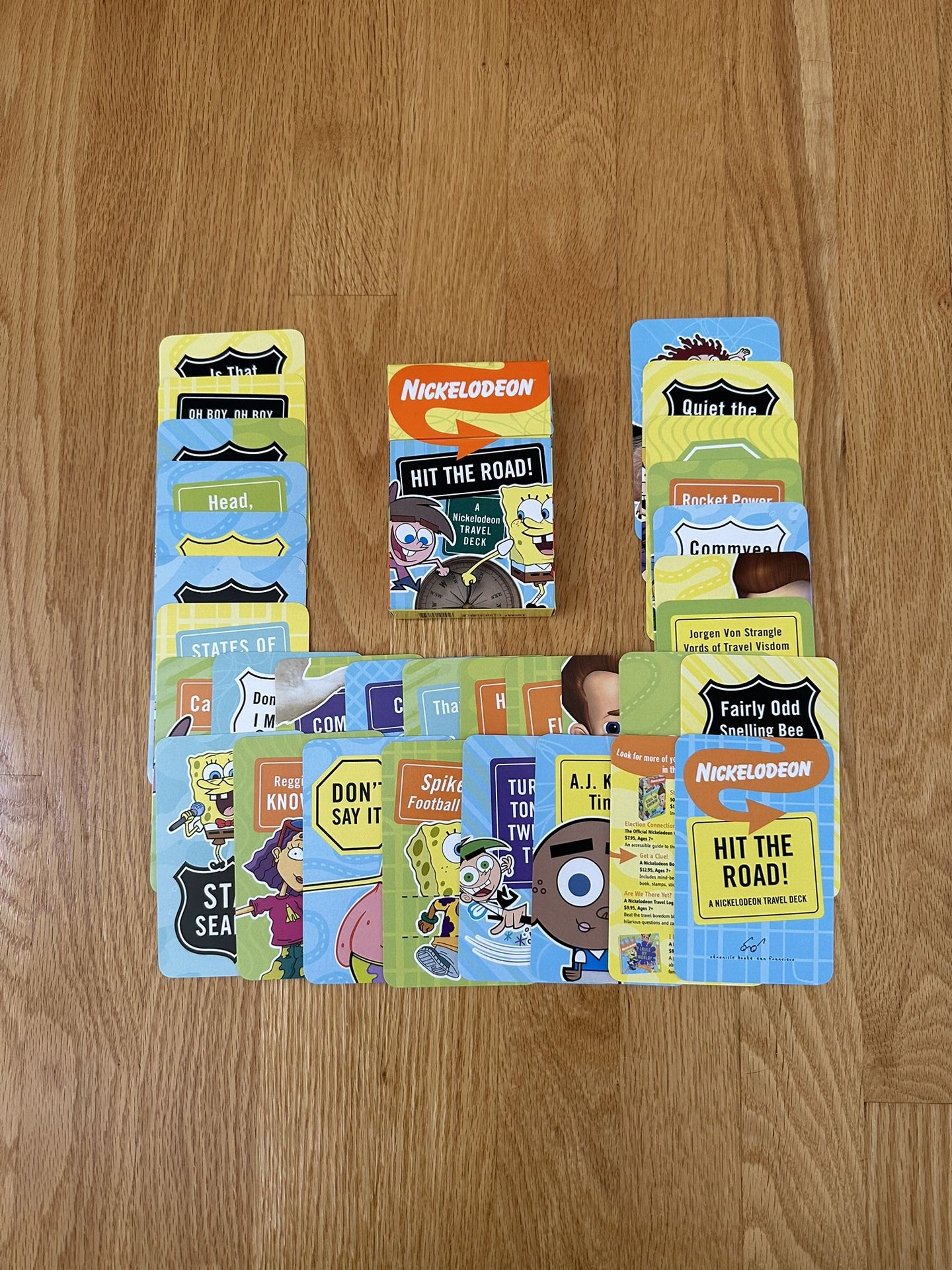 Nickelodeon HIT THE ROAD! Travel Deck