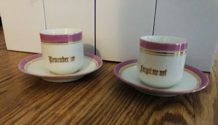 Antique Tea cup set for 2