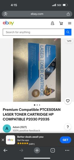 Premium Compatible PTCE505AN LASER TONER CARTRIDGE HP COMPATIBLE P2030 P2035