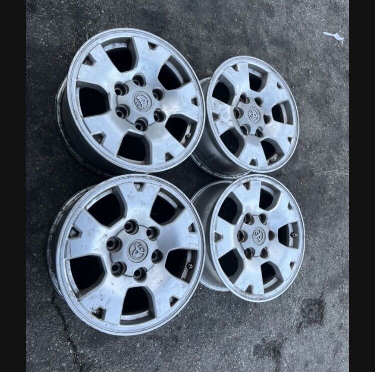 4 X 16x7 6x5.5 6x139.7 Stock Tacoma QX4 Tundra 4Runner Sequoia Rims Wheels Yukon Tahoe !!
