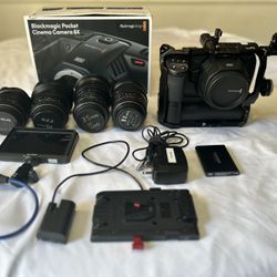 Ready To Shoot-Blackmagic Pocket Cinema Camera 6k 