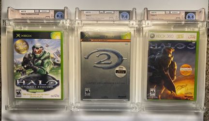 Halo combat evolve + 2 Collectors edition + Halo 3 Wata *do no open sticker