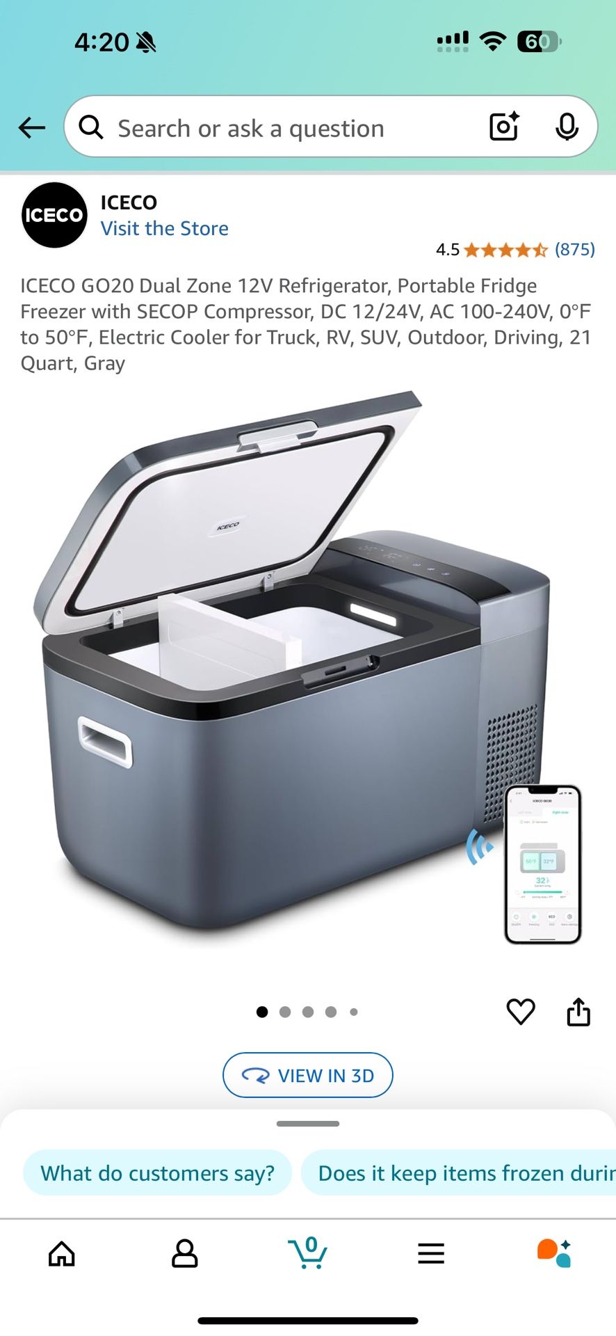 Portable Fridge Freezer