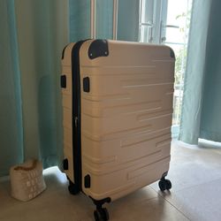 Coolife Suitcase Carry-on Hardside With TSA Lock and Spinner Telescopic Handle