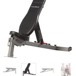 PowerBlock Adjustable Bench - Incline/Decline/Flat/Upright