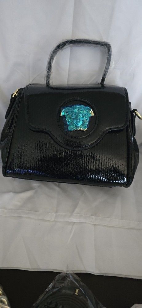 Versace
La Medusa leather handbag