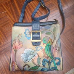 Hand Painted Crossbody Purse