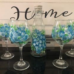 Custom Hand Painted Glasses And More