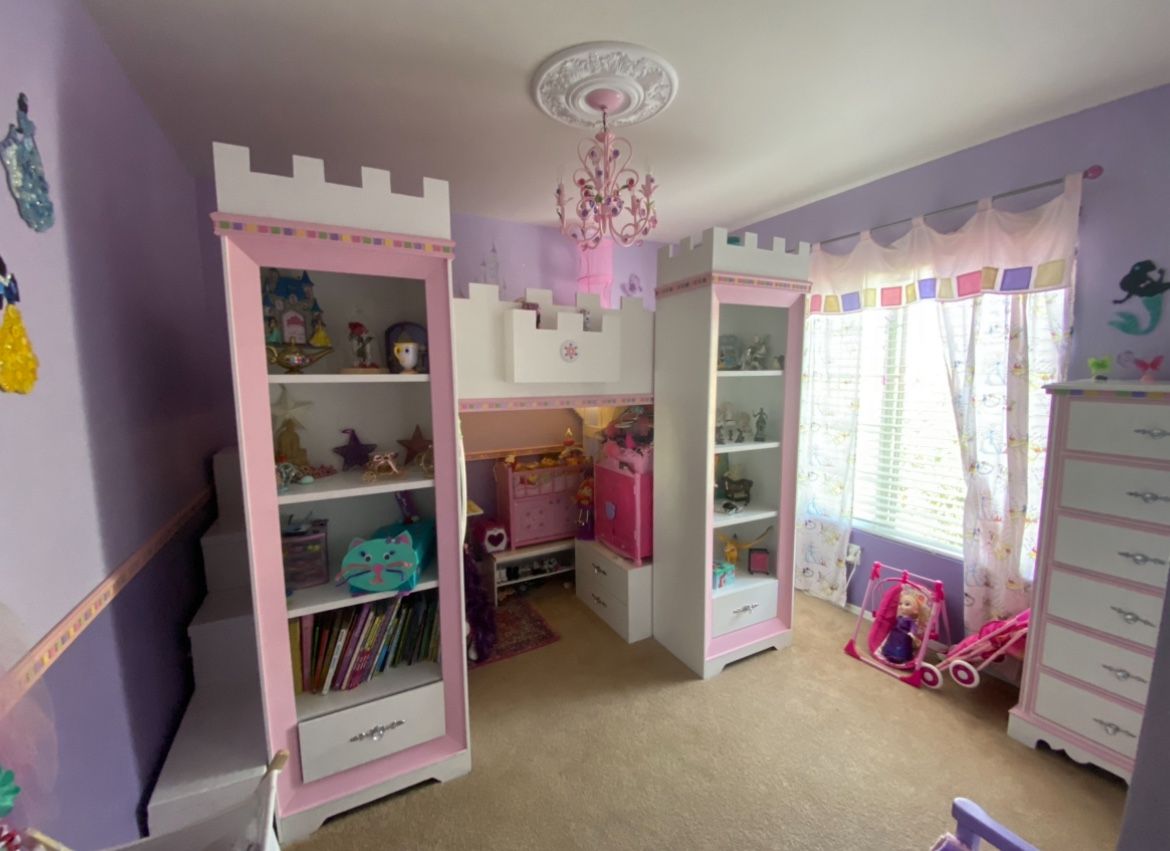 Twin Castle Bed! Girls Princess Dream Bedroom