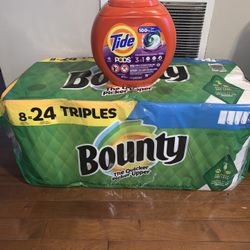 Tide Pod/ Bounty Bundle $28