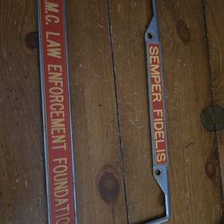 USMC  license plate frame