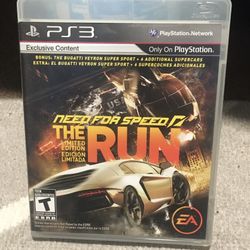 Need For Speed The Run Ps3