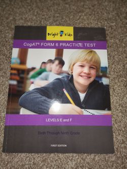 CoGAT Test Prep - Grades 6 through 9