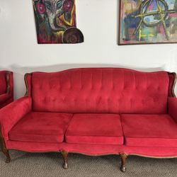 2 Red Couches 