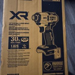 20v Brushless XR Dewalt 3 Speed Impact Driver 