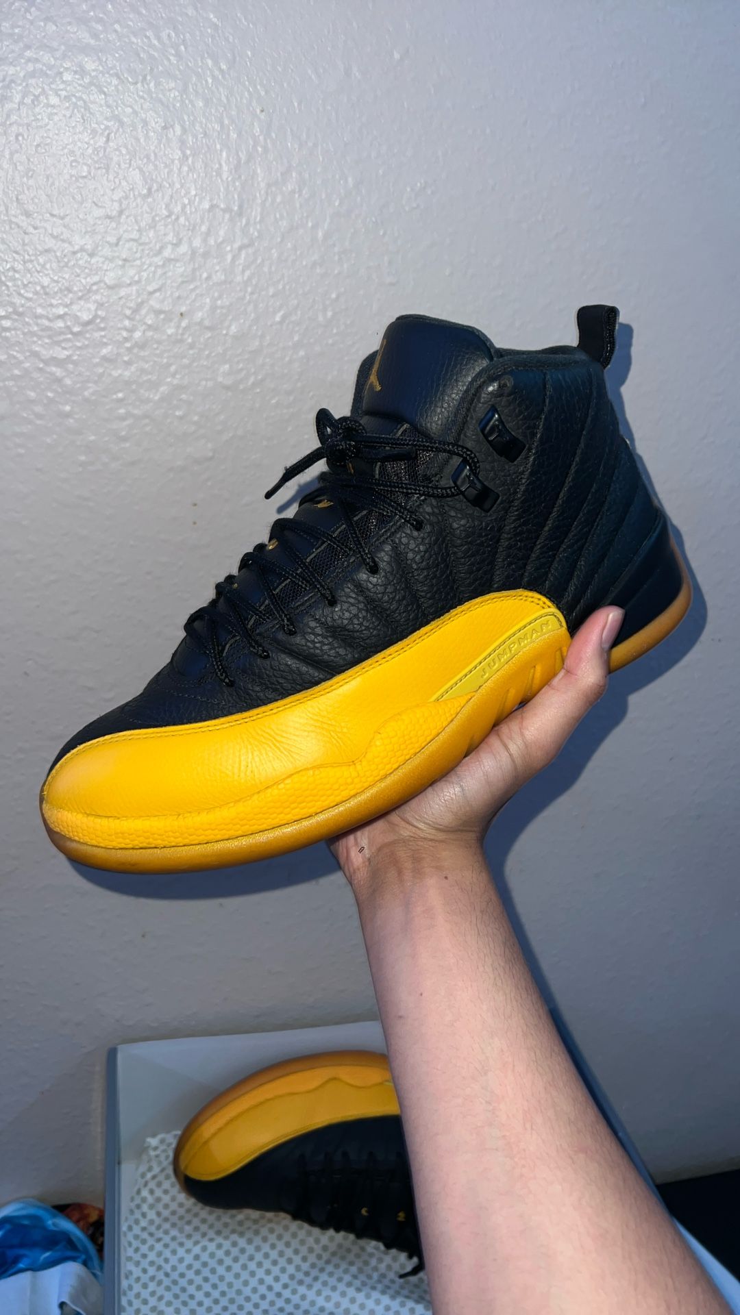 Jordan 12s University Gold