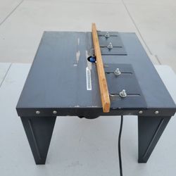 Craftsman router and metal table. Works great. Im asking. $30.00 reduced it for quick sale.