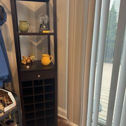 Wine Rack With Shelves 