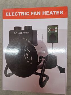 Electric Fan Heater with Digital Thermostat