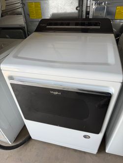 Whirlpool Smart Capable 7.4-cu ft Vented Electric Dryer with Steam Cycle ( White )