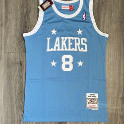 Kobe Bryant Lakers Throwback Blue Jersey #8